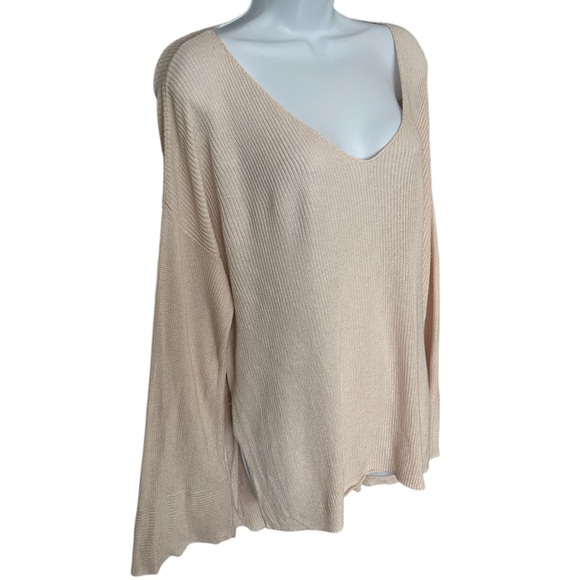 ATM Women’s V-Neck Lightweight Sweater - Picture 2 of 6